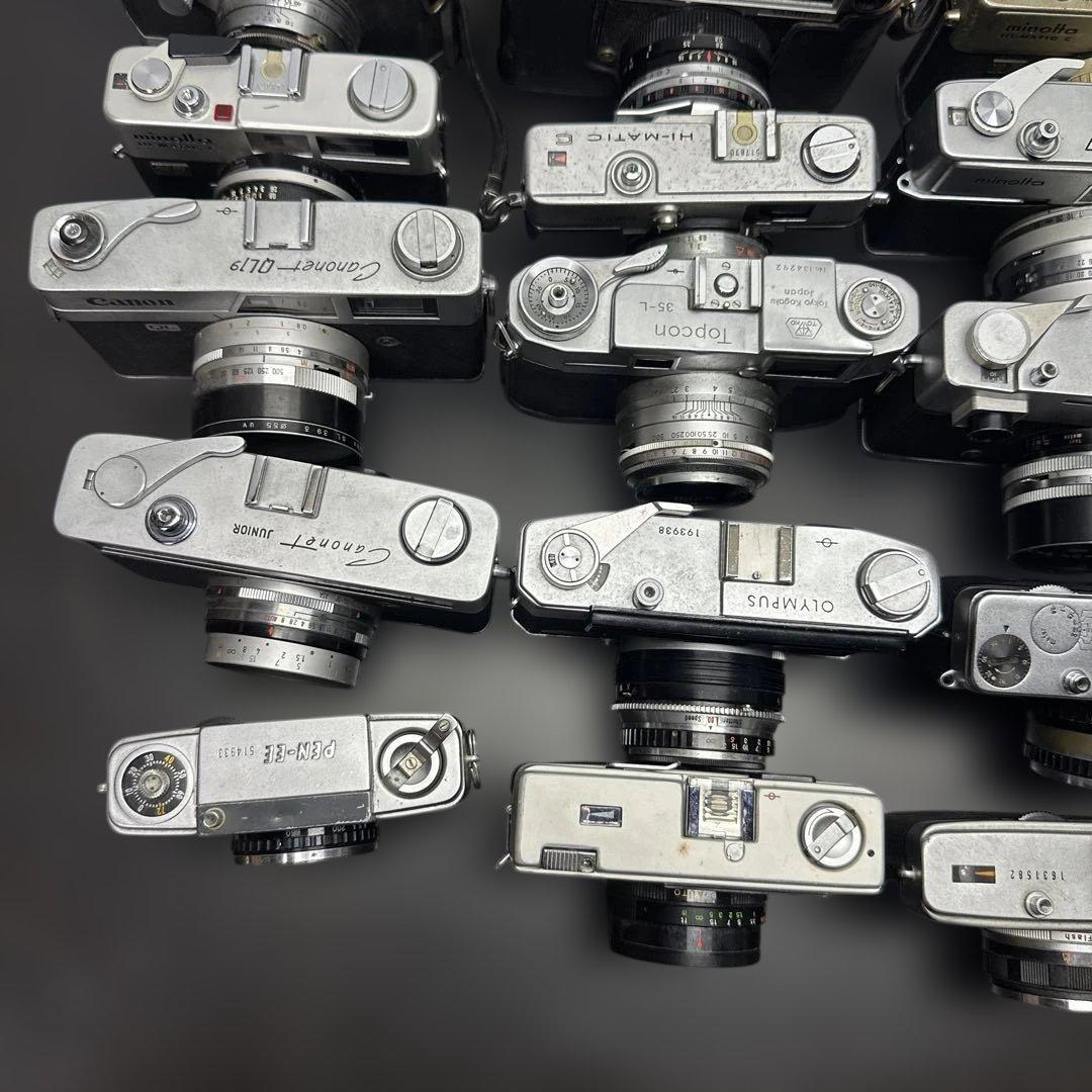 レンジファインダー　カメラ　④ 20台　まとめ　ジャンク　OLYMPUS等