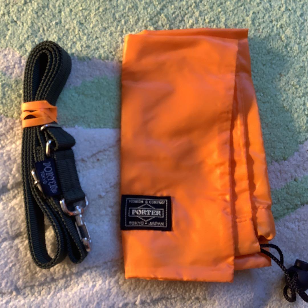 PORTER バガー ブラック/オレンジ
