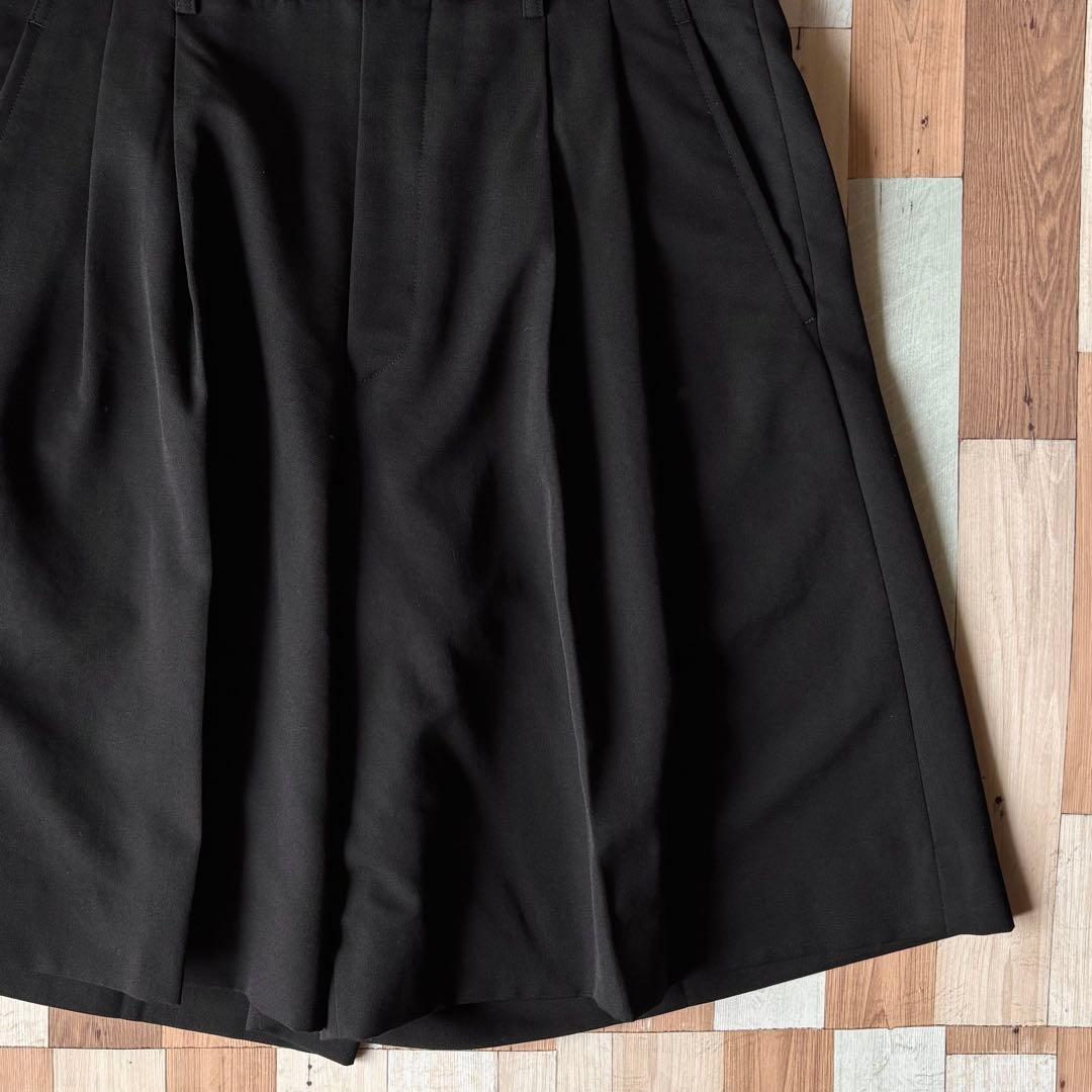 【美品】COMME des GARÇONS 2タック ワイドショーツ 袴 W31