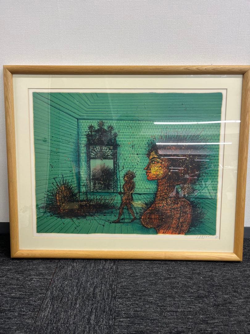 リトグラフ Jean Carzou ジャン・カルズー　セレモニー　直筆サイン