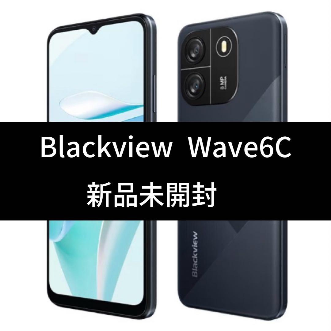 新品 Blackview Wave6C ブラック 6.5インチ 大容量バッテリー