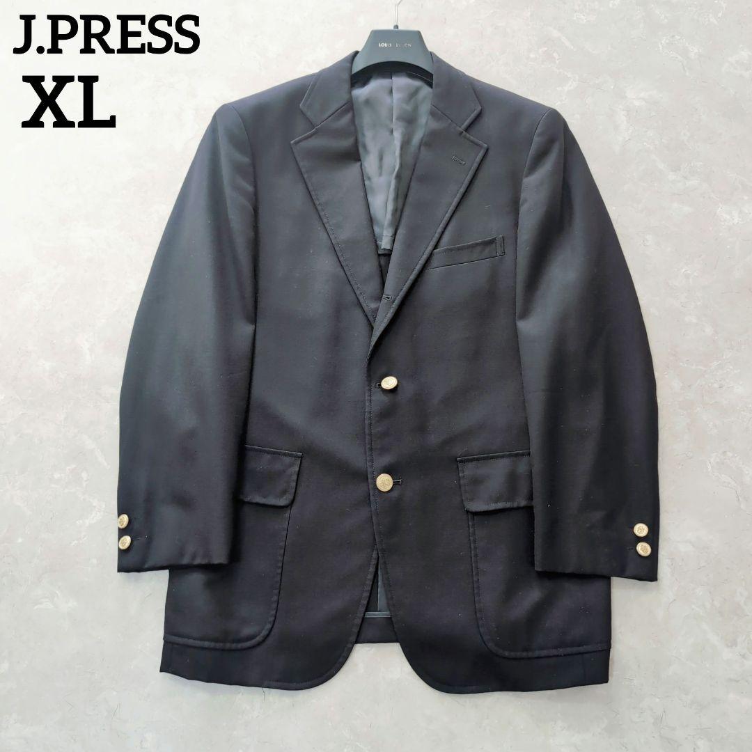 【定番人気】J.PRESS　紺ブレ　金ボタン　XL　特大サイズ　1型　日本製