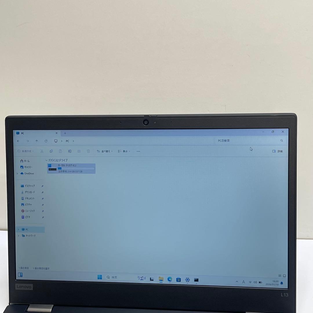 #842 レノボThinkpad L13 Gen 2 i3-1115G4 8GB