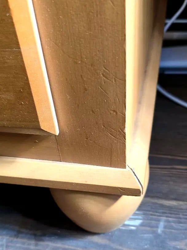 ナチュラルウッド 6引き出しチェスト