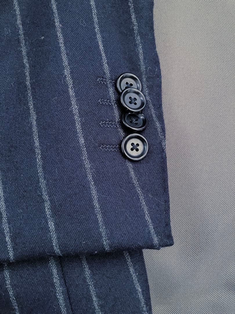 BEAMS F / Zegna チョーク ストライプ スーツ