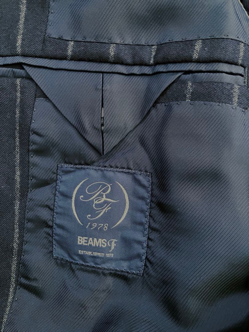 BEAMS F / Zegna チョーク ストライプ スーツ