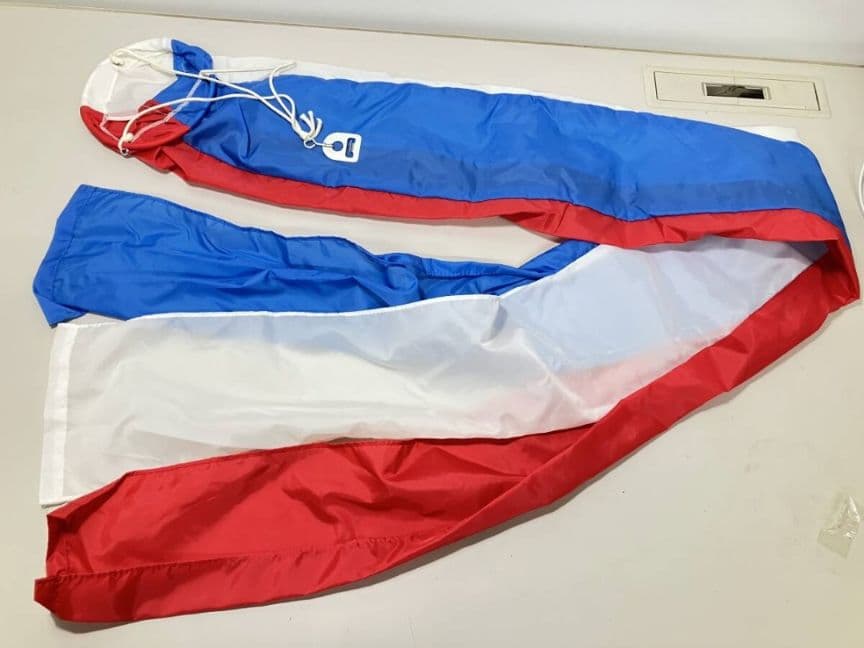 岡本太郎　鯉のぼり　オカモト200　KOINOBORI　白 赤　吹き流しセット