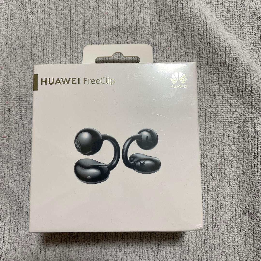 新品未開封品 HUAWEI FreeClip ブラック 送料込み イヤホン