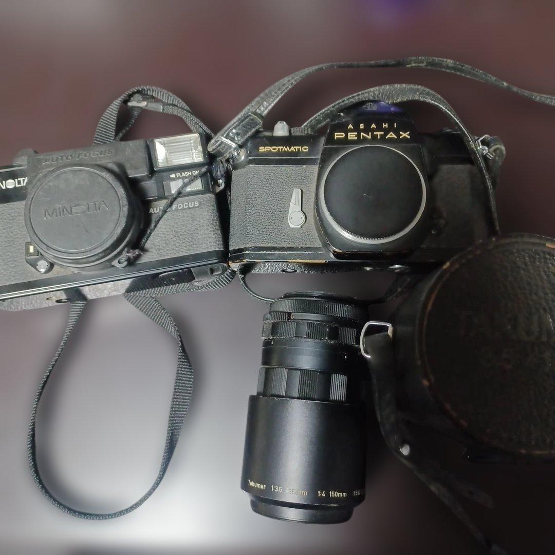 ミノルタ　ペンタックス　レンズ　カメラ　ジャンク