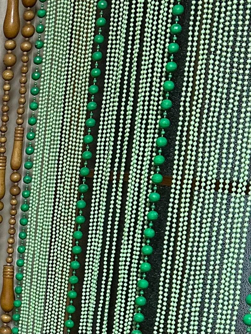 ★専用★玉すだれ木製➕グリーン　80✖️150