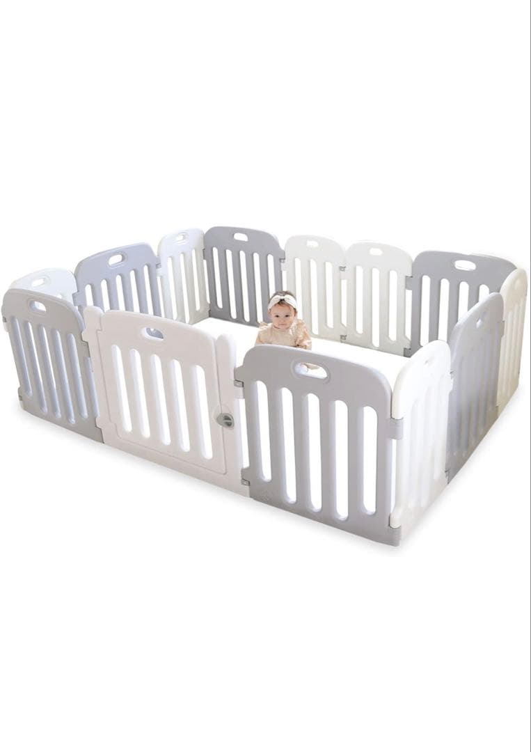 (ケラッタ) ベビーサークル 赤ちゃん 組み立て簡単 形のアレンジ自在 ベビー