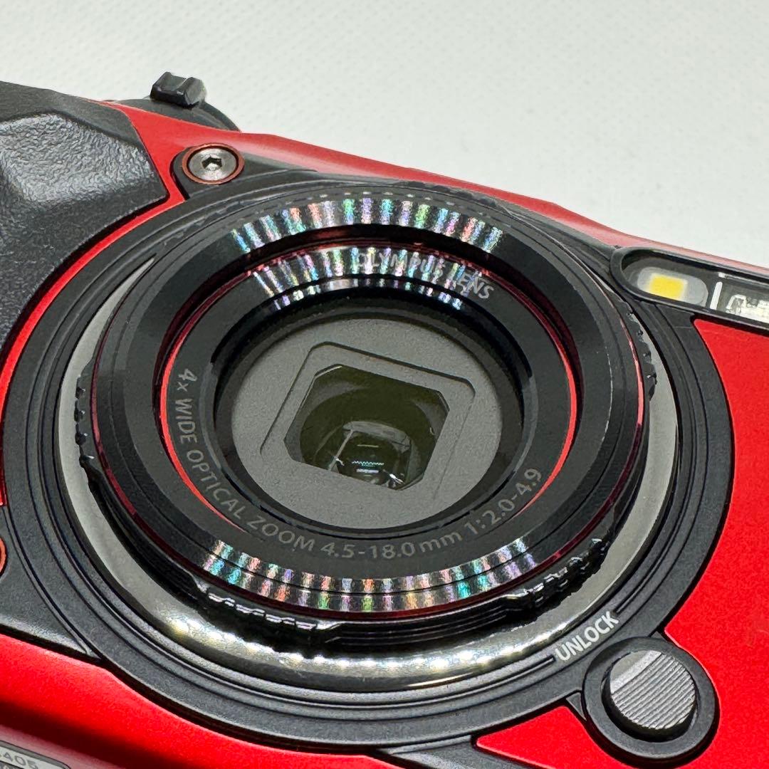 【美品/箱付】OLYMPUS TOUGH TG-6 4K 防水 レッド