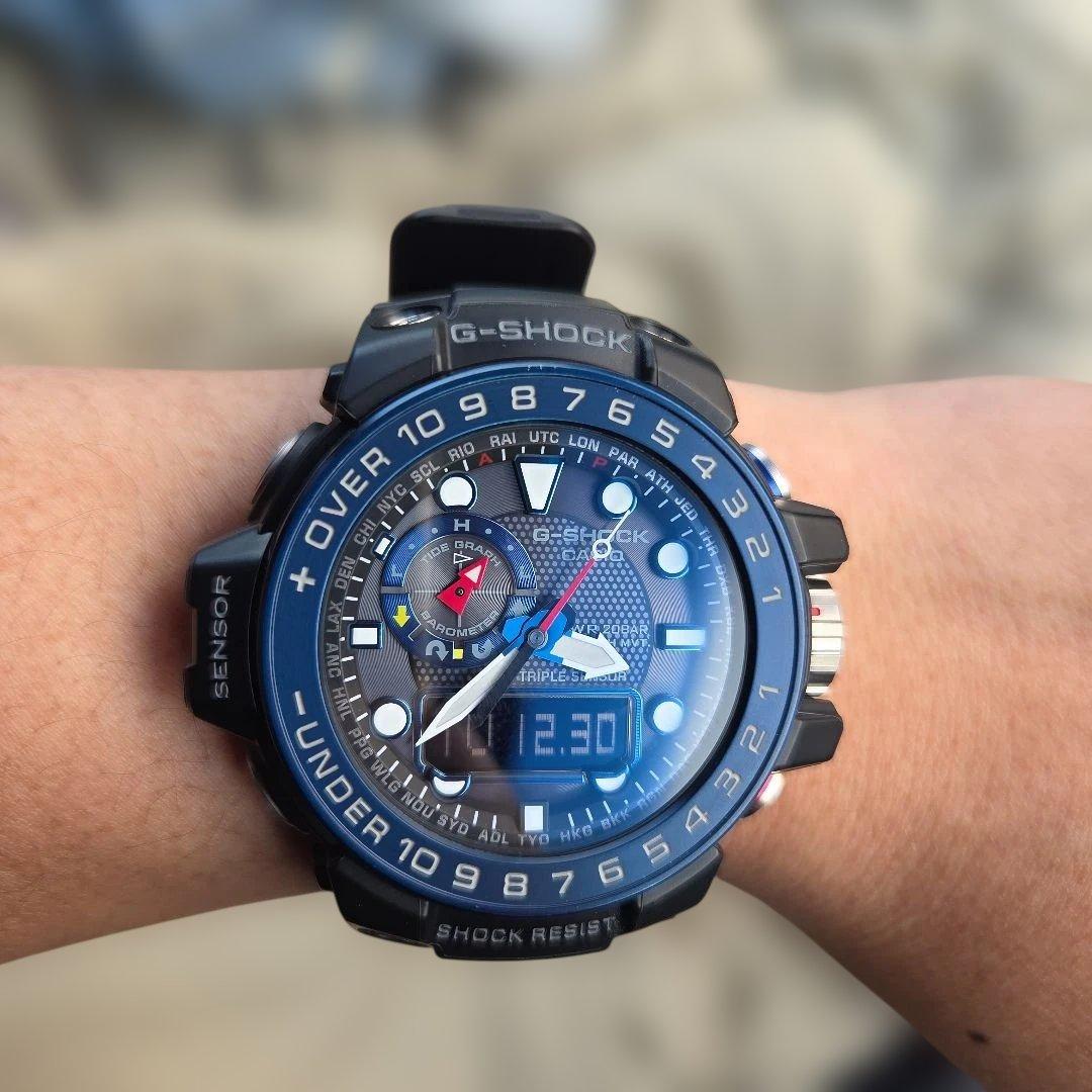 G-SHOCK ガルフマスター GWN-1000B 電波ソーラー