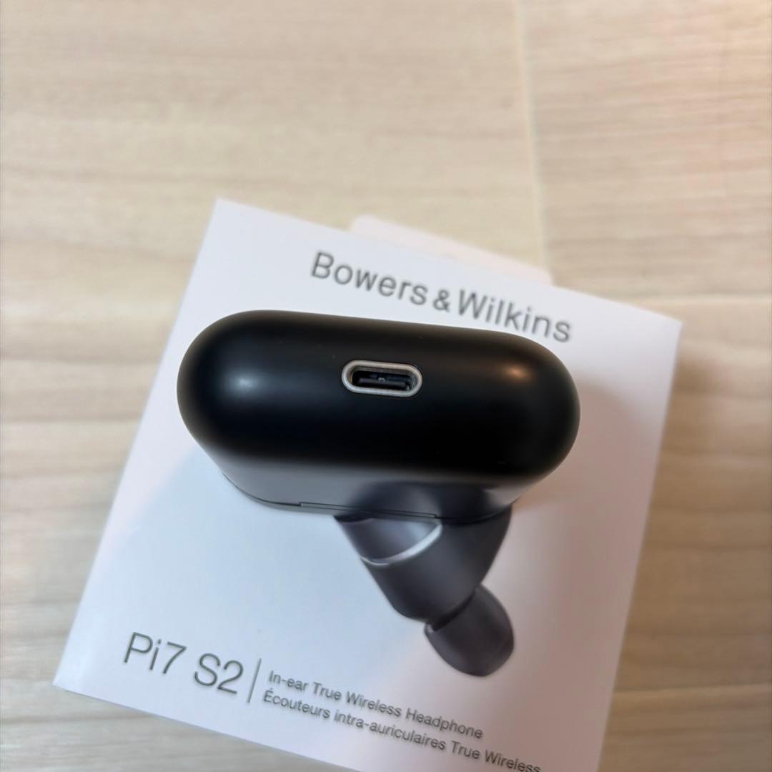 Bowers & Wilkins Pi7 S2 ワイヤレスイヤホン ブラック