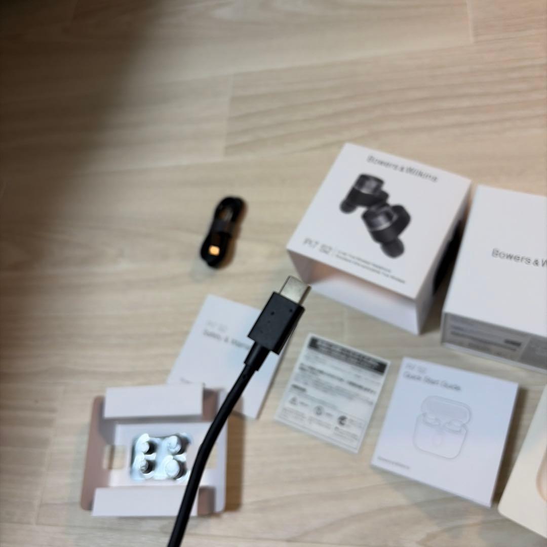 Bowers & Wilkins Pi7 S2 ワイヤレスイヤホン ブラック