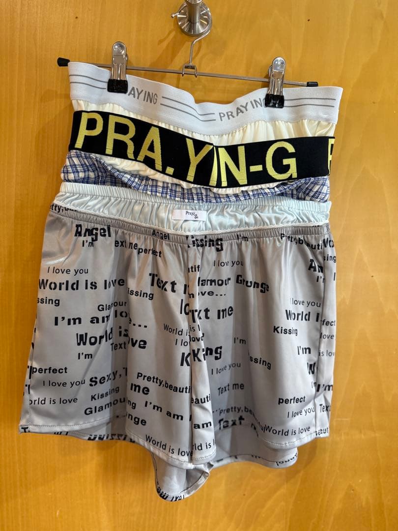 praying プレイング 重ね着風 ショートパンツ litmus ボクサー