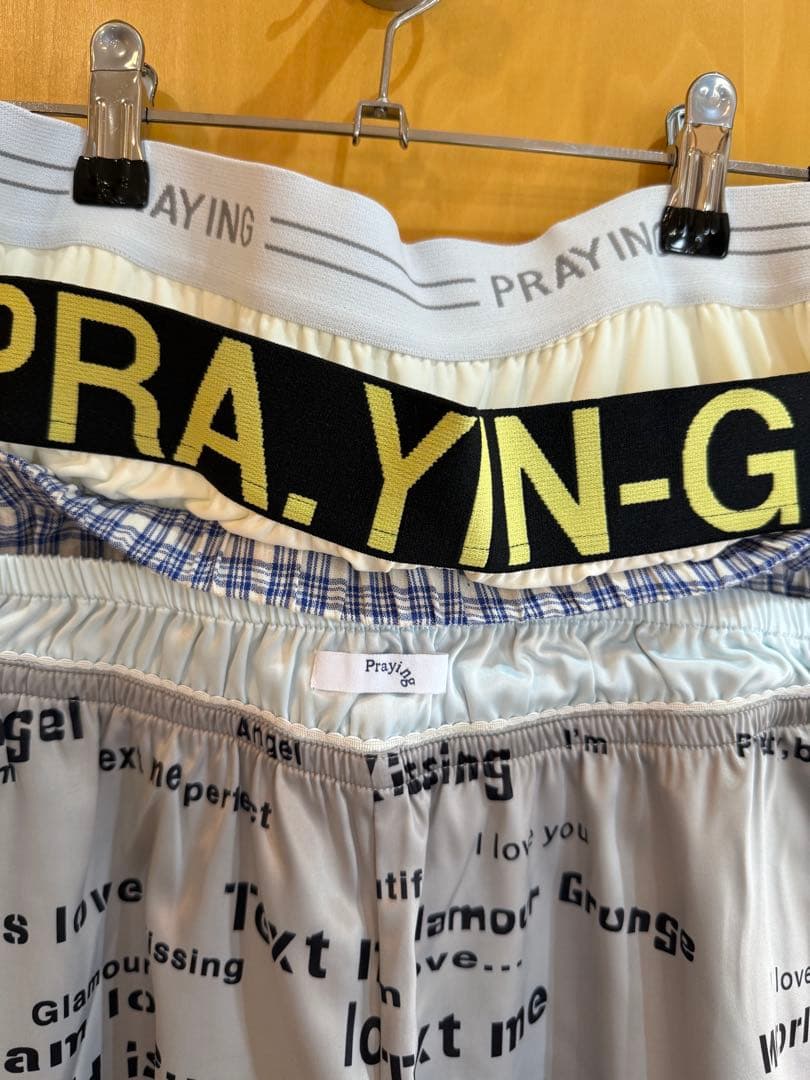 praying プレイング 重ね着風 ショートパンツ litmus ボクサー