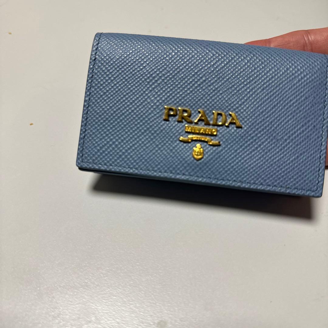 【送料無料】美品PRADA カードケース