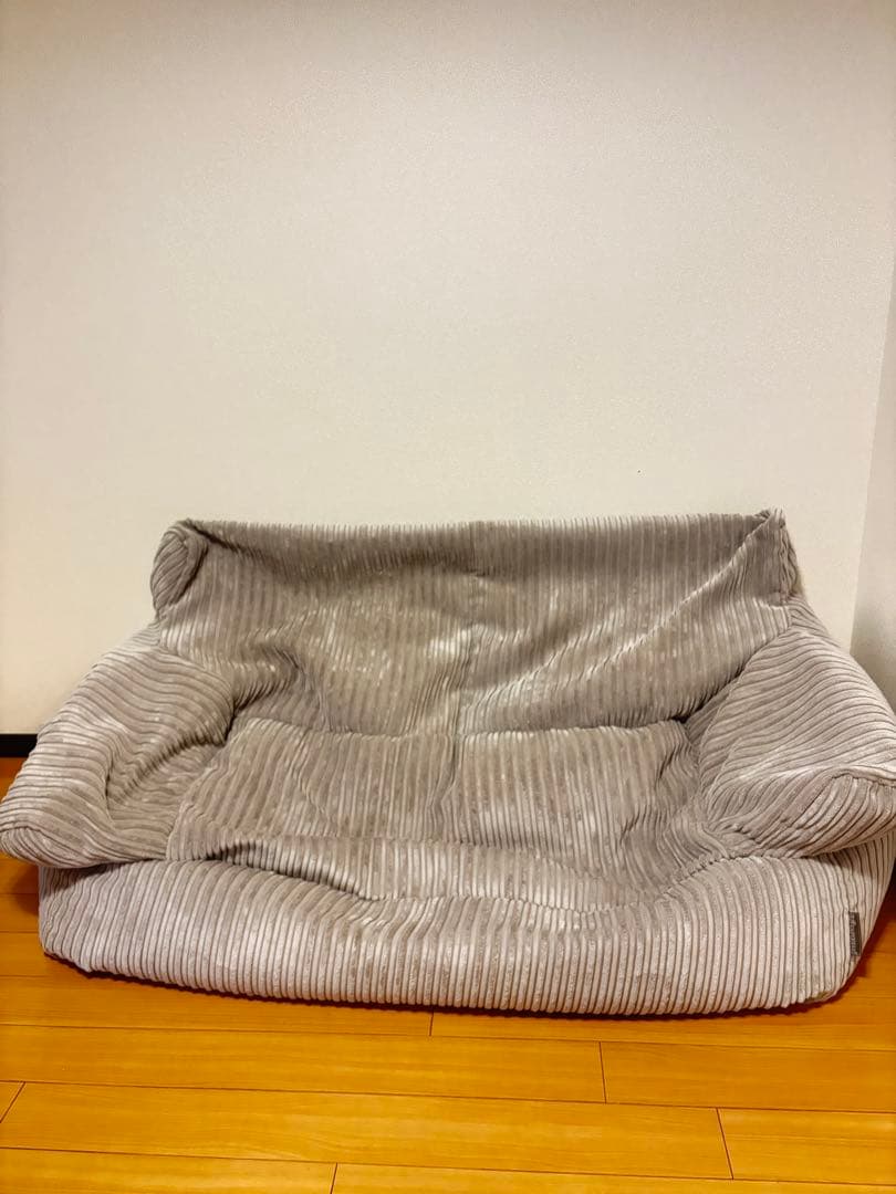 【LoungePug】ジョセフィンソファ ビーズソファ 2人掛け グレー 正規品