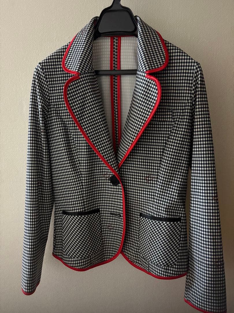 REGINA ROMANTICO チェック柄ジャケット・スカートセット 38