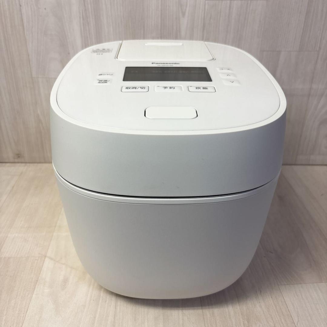 【美品】パナソニック 炊飯器 一升 ホワイト SR-MPW182-W