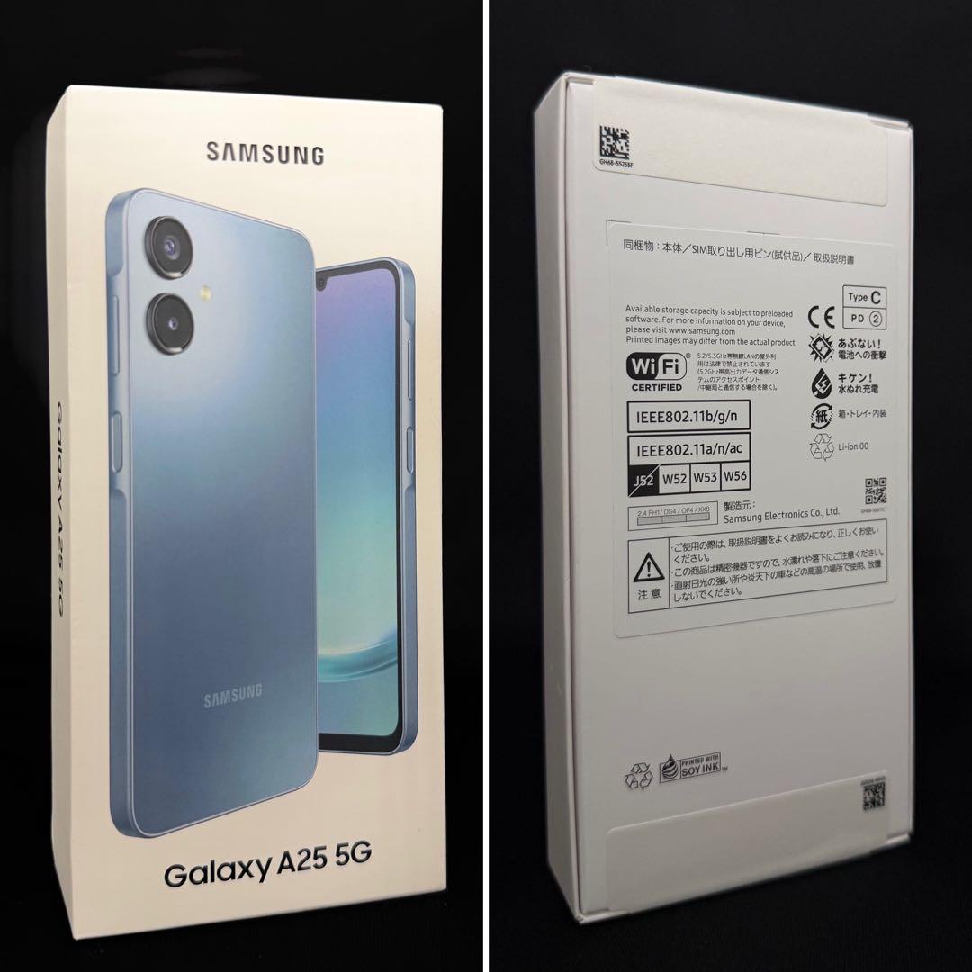 新品未開封】サムスン】Galaxy A25 5G】ブルー】SIMフリー②