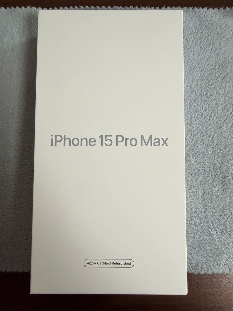 新品未開封　iPhone 15 Pro Max ブルーチタニウム