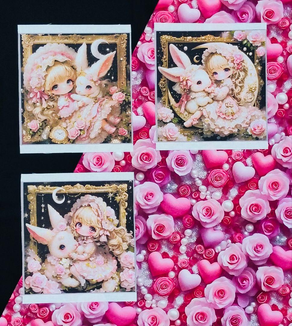 【受注制作】両面ミニトート（内側あり）3点、 両面巾着袋 （裏地あり）1点