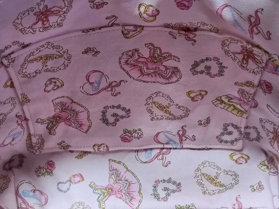 【受注制作】両面ミニトート（内側あり）3点、 両面巾着袋 （裏地あり）1点