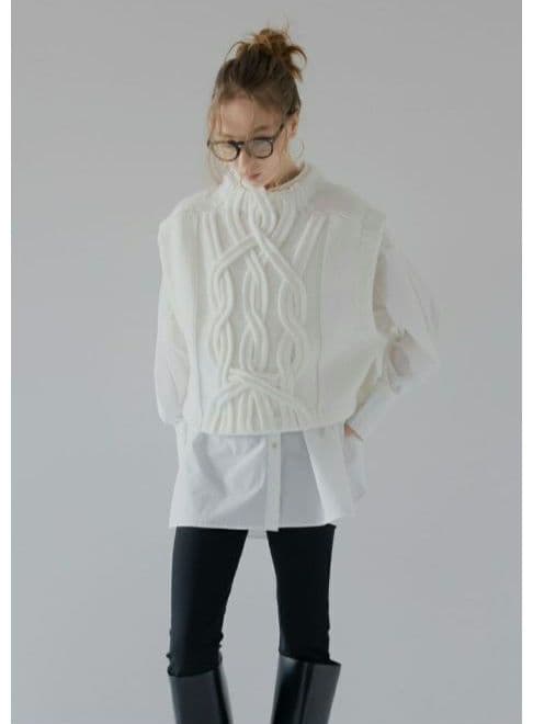 chaleur vest：シャルールベスト　maison de Dolce.