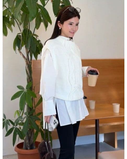 chaleur vest：シャルールベスト　maison de Dolce.