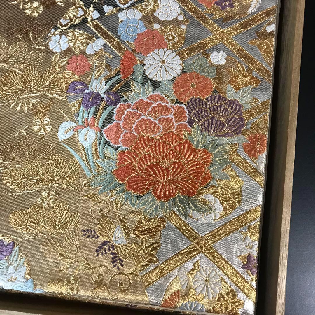 FF-193 袋帯 金錦 結粋 逸品 正絹 六通 金箔 金糸 高級