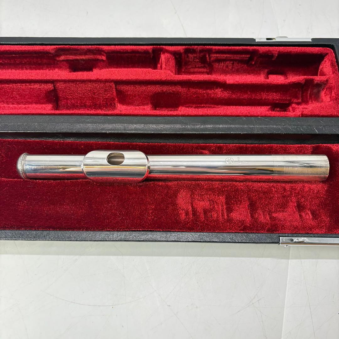 【美品・ケース付属】YAMAHA ヤマハ 頭部管銀製 フルート YFL-451