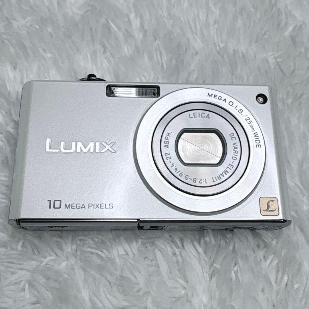 【動作品】Panasonic LUMIX デジカメ DMC-FX37 ホワイト