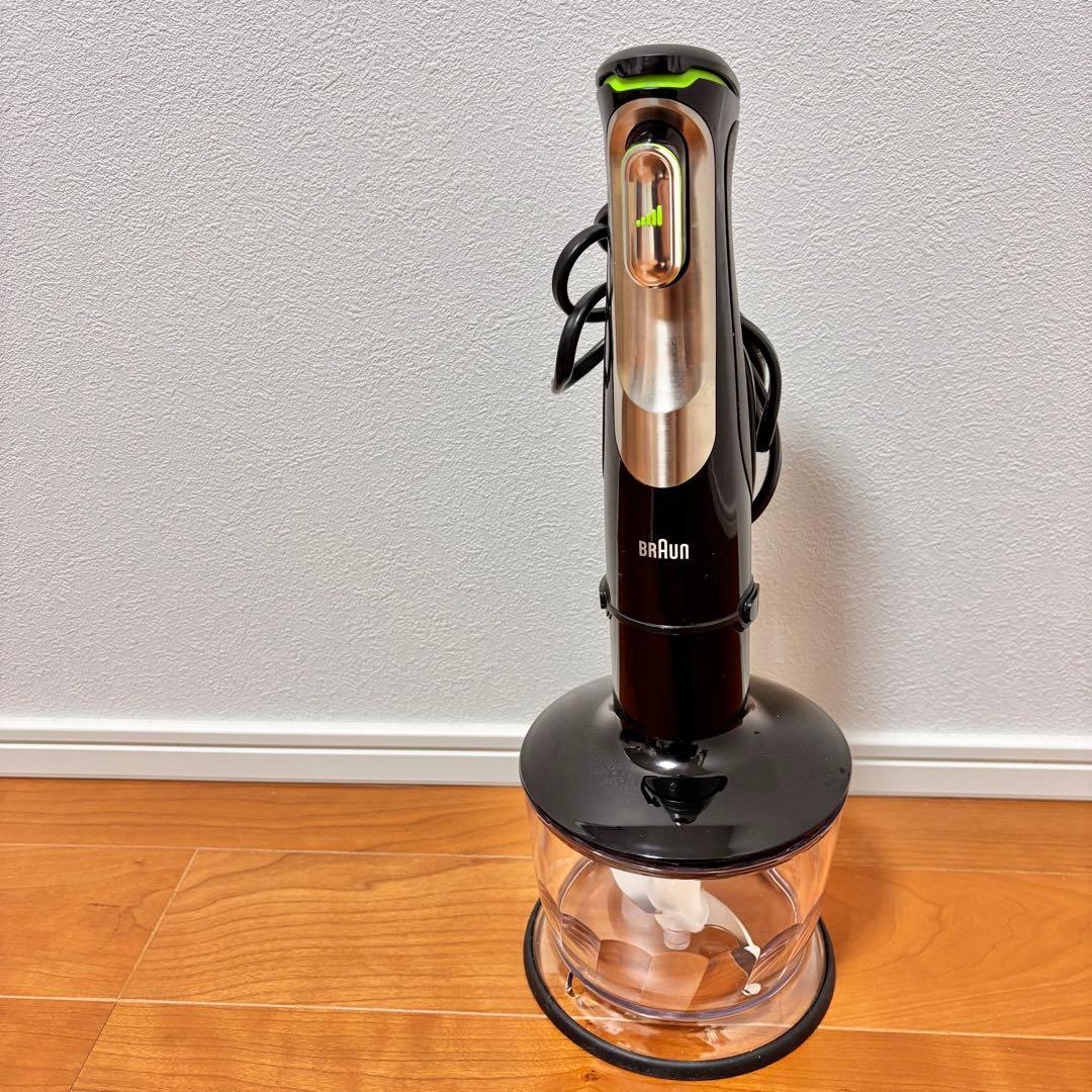 【極美品】ブラウン マルチクイック9 MQ9135XI 1台4役 泡立て器