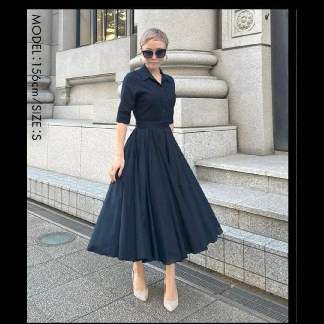 ジェンヌ・JENNE オードリールックエアリーワンピース・Sサイズ