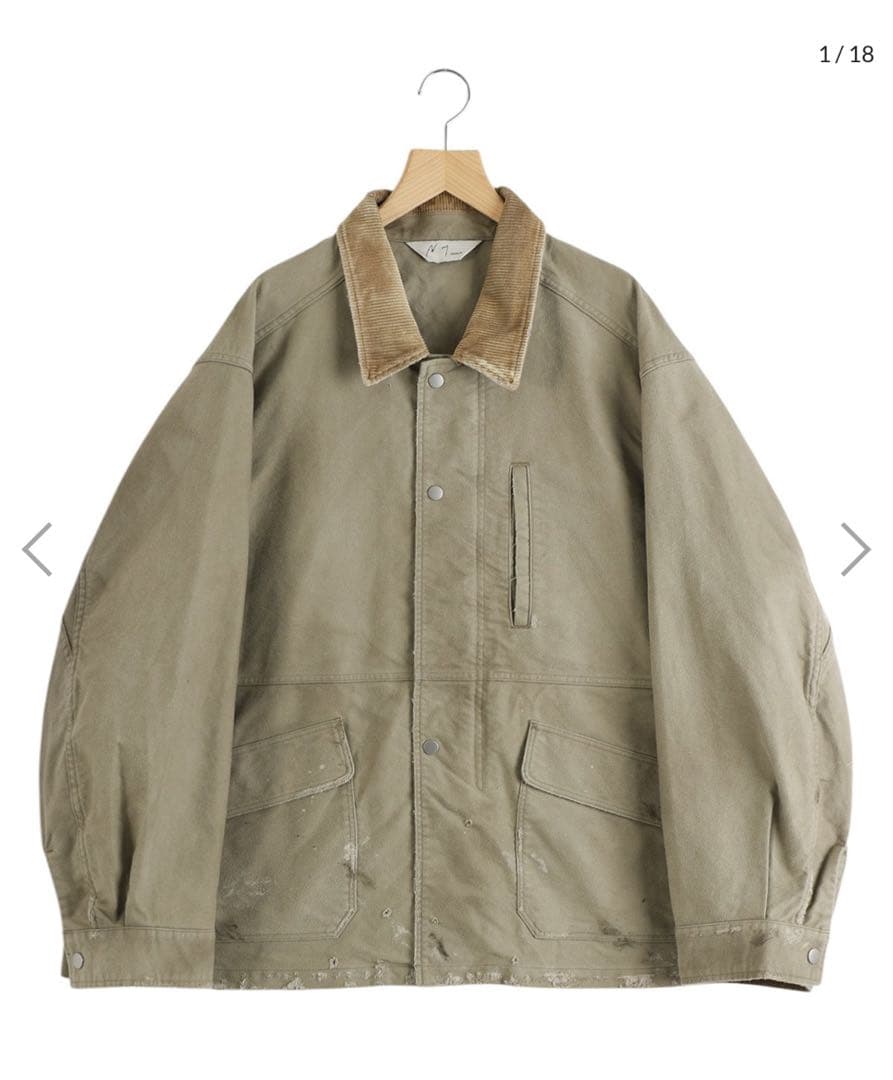 アンセルム　MOLESKIN WORK JACKET サイズ0