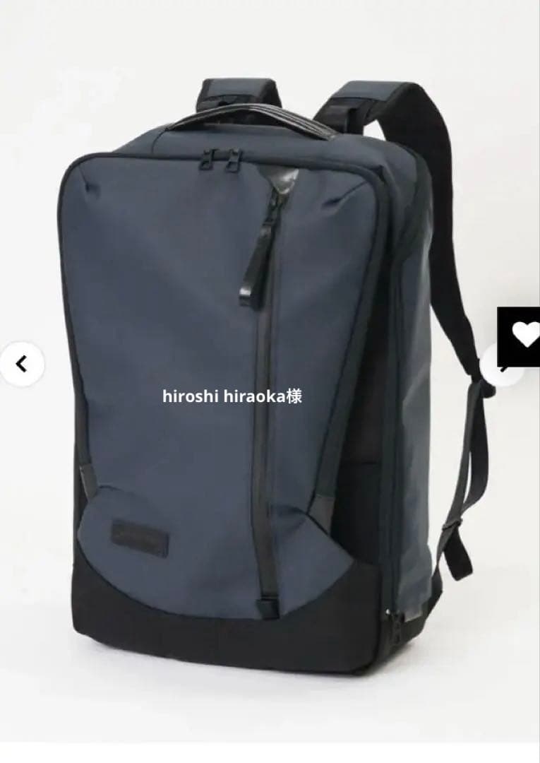 【さらに値下げ！1回使用】マスターピースslick バックパックL ネイビー袋付