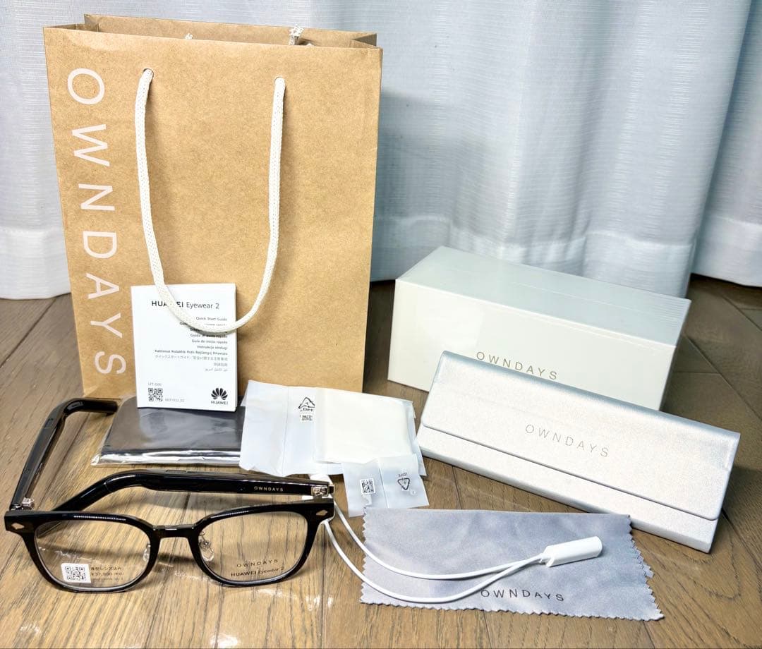 新品未使用OWNDAYS×HUAWEI Eyewear2 別売りサングラス付き