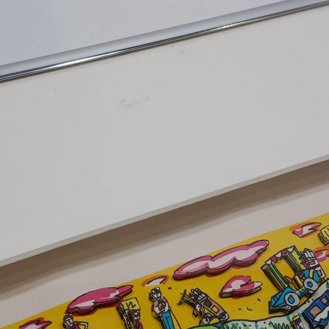 専用Y2279 ジェームス・リジィ 3D シルクスクリーン ゴルフ 額装