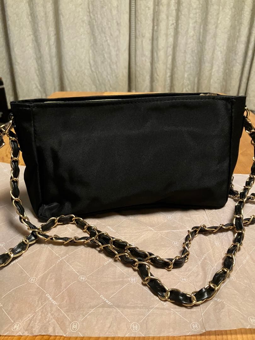 【非売品】CHANEL シャネル ブラック スパンコール ショルダーバッグ