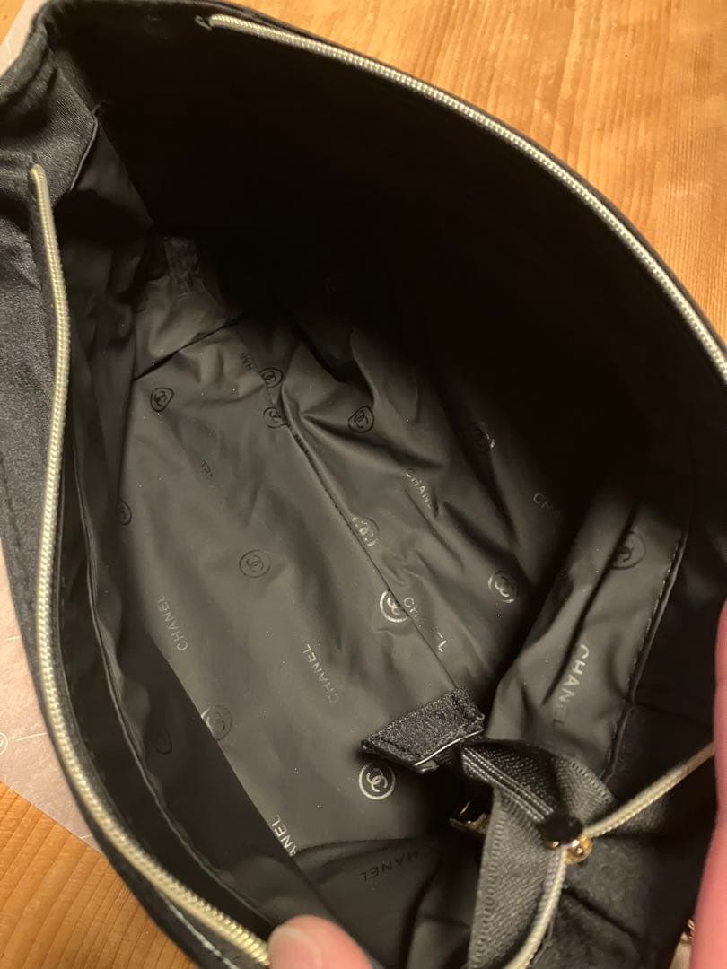 【非売品】CHANEL シャネル ブラック スパンコール ショルダーバッグ