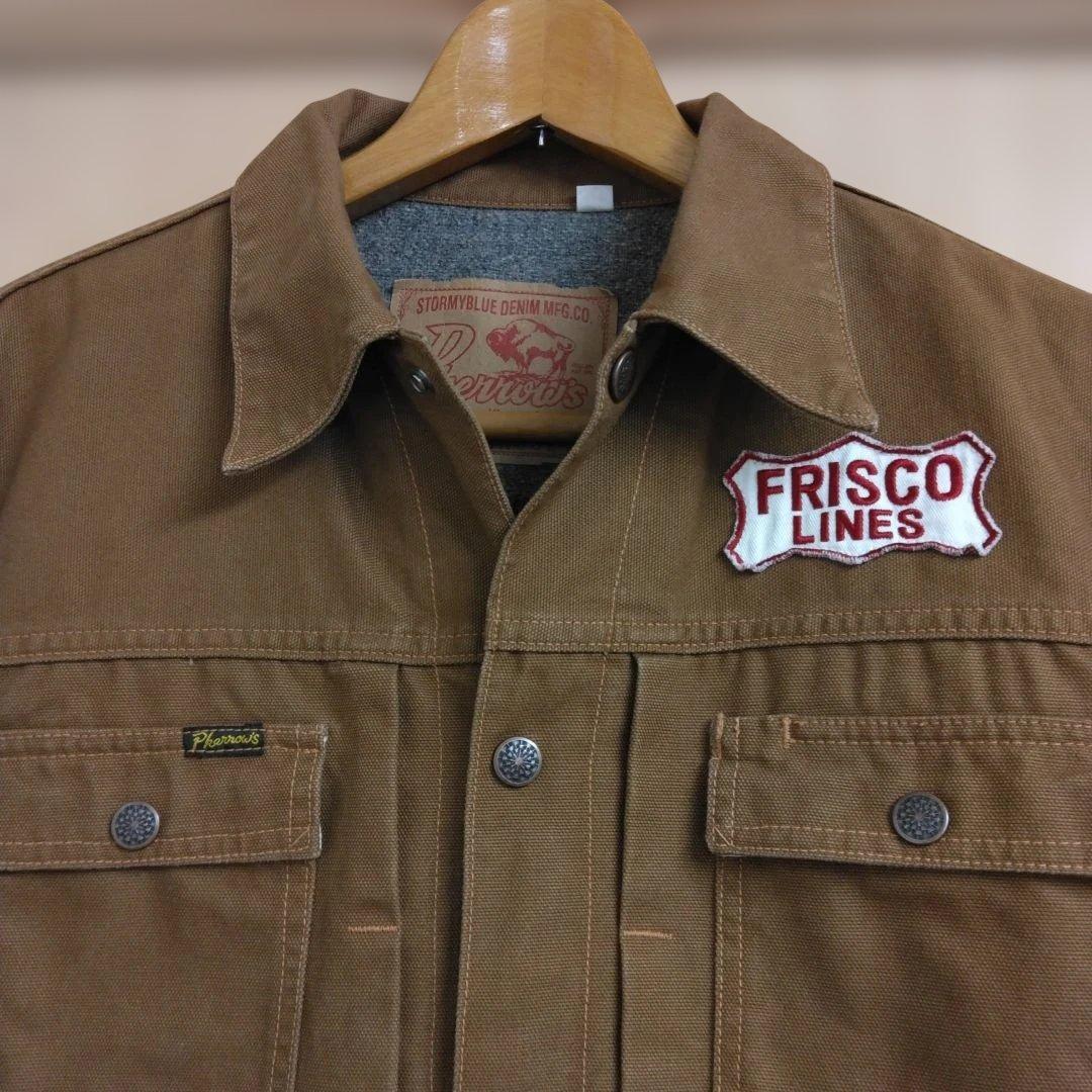 【美品】PHERROW'S　コットンダックワークジャケットM