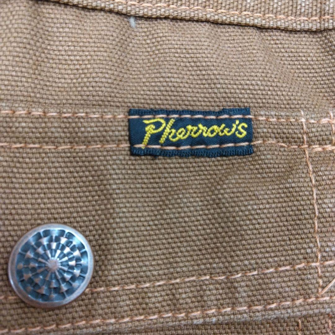 【美品】PHERROW'S　コットンダックワークジャケットM