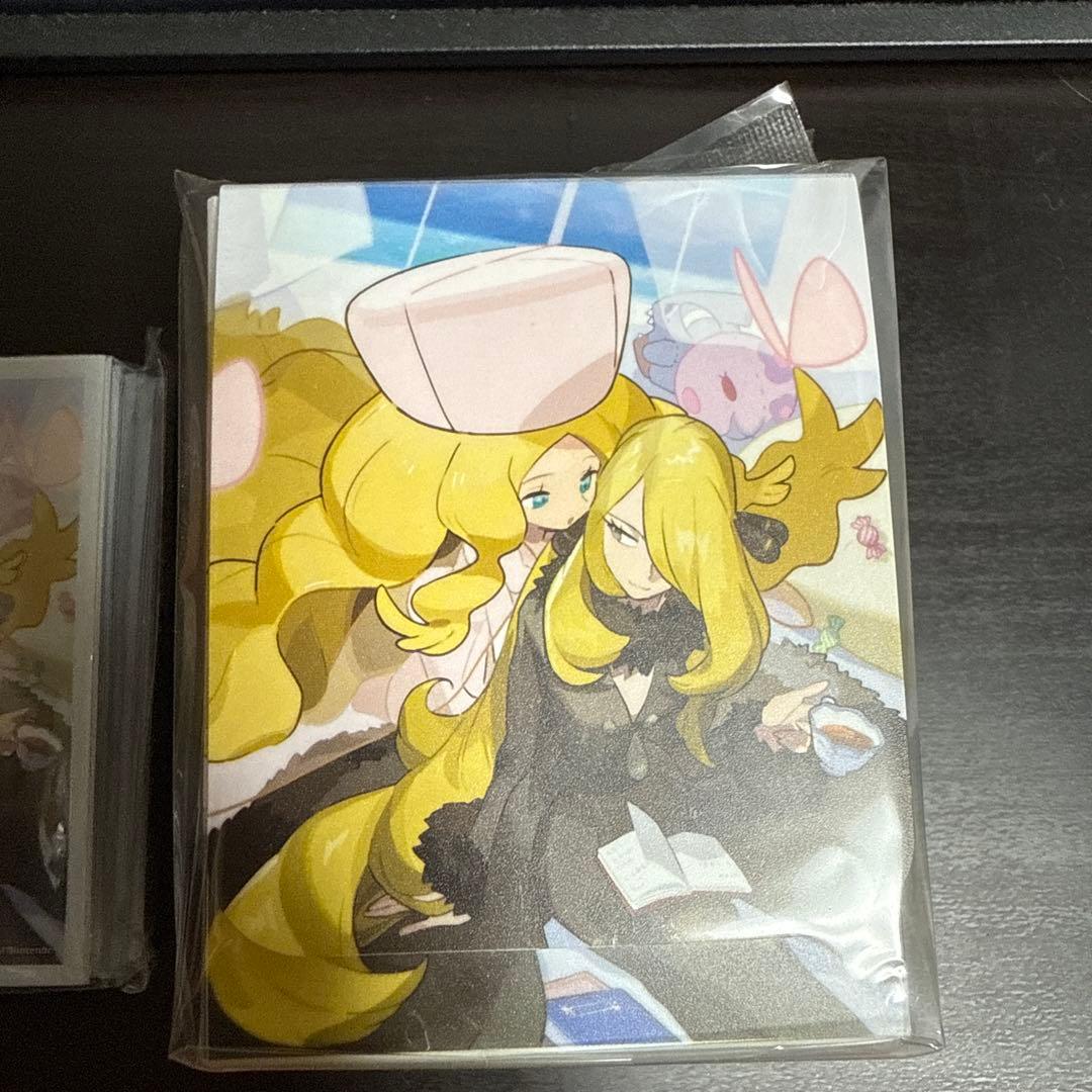 シロナ＆カトレア 64枚入 デッキシールド ポケモンカード 新品・未使用