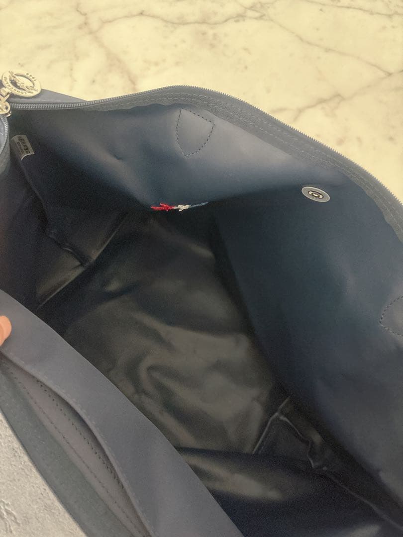 ロンシャン　ル　プリアージュ　Ｌサイズ　トレパリ　ネイビー