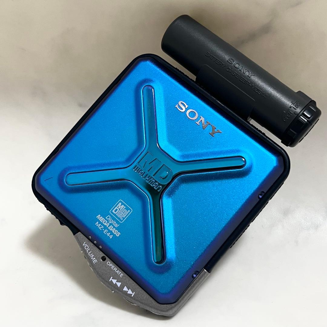 美品 稼動品 SONY ソニー MDウォークマン MZ-E44 MDプレーヤー