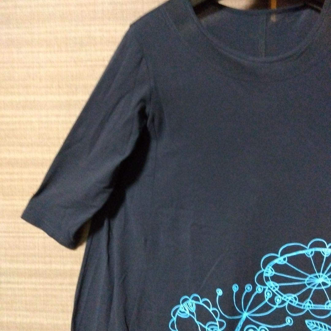 ♥新春赤字売り切り♥❣美品❣トクコ❣ チュール切り替え花柄チュニック