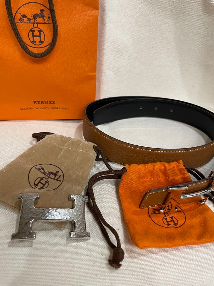HERMES ／ Hロゴコンスタンスベルトバックル
