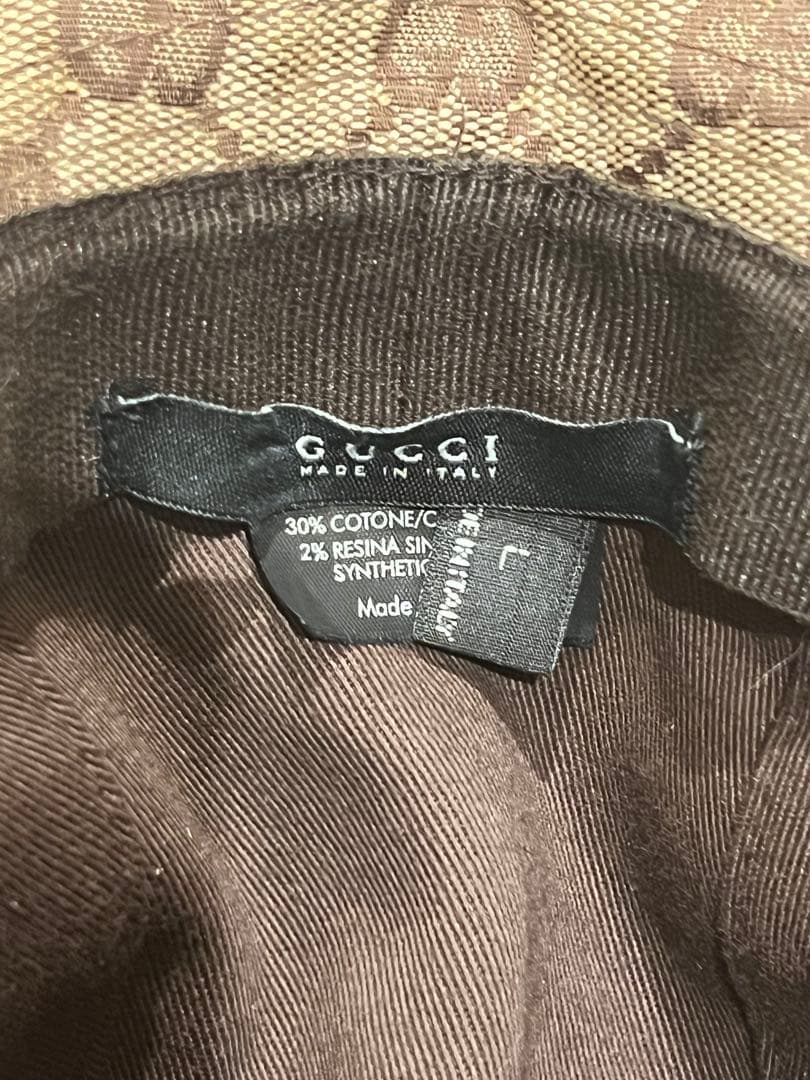 Gucci GGパターン バケットハット Lサイズ